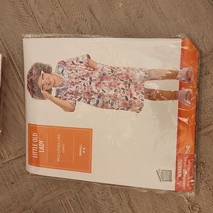 Little old lady small kids costume